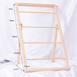 Load image into Gallery viewer, Wood Display Ribbon Holder Rack