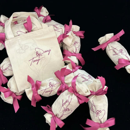 50 sacs cadeaux personnalisés en toile écologique