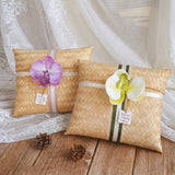 Load image into Gallery viewer, Small Square Hand-Woven Bamboo Gift Box