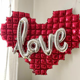 Load image into Gallery viewer, LOVE Letter Large Heart Foil Balloon