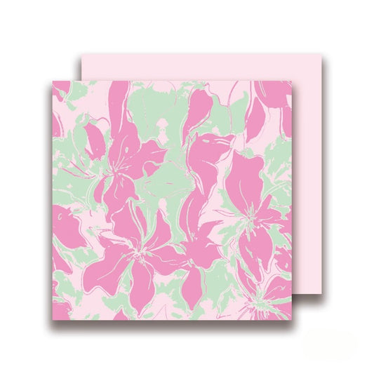 20 feuilles de papier cadeau à motifs floraux abstraits (58x58 cm)