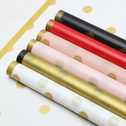 20pcs Polka Dots Frosted Cellophane Wrap (57x57cm)