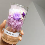 Load image into Gallery viewer, Mini Preserved Flower Bouquet Wish Bottle