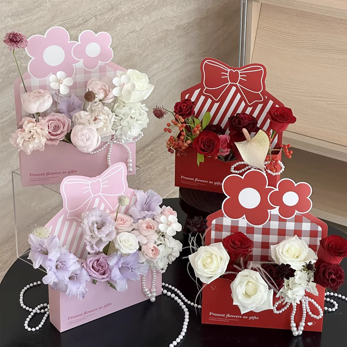 10pcs Envelope Floral Arrangement Gift Box