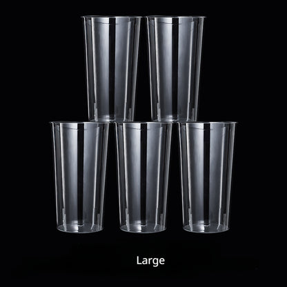 Transparent Arylic Florist Buckets Pack 5