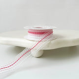 Load image into Gallery viewer, Pastel Embroidered Sheer Ribbon (2.5cmx8Yd)