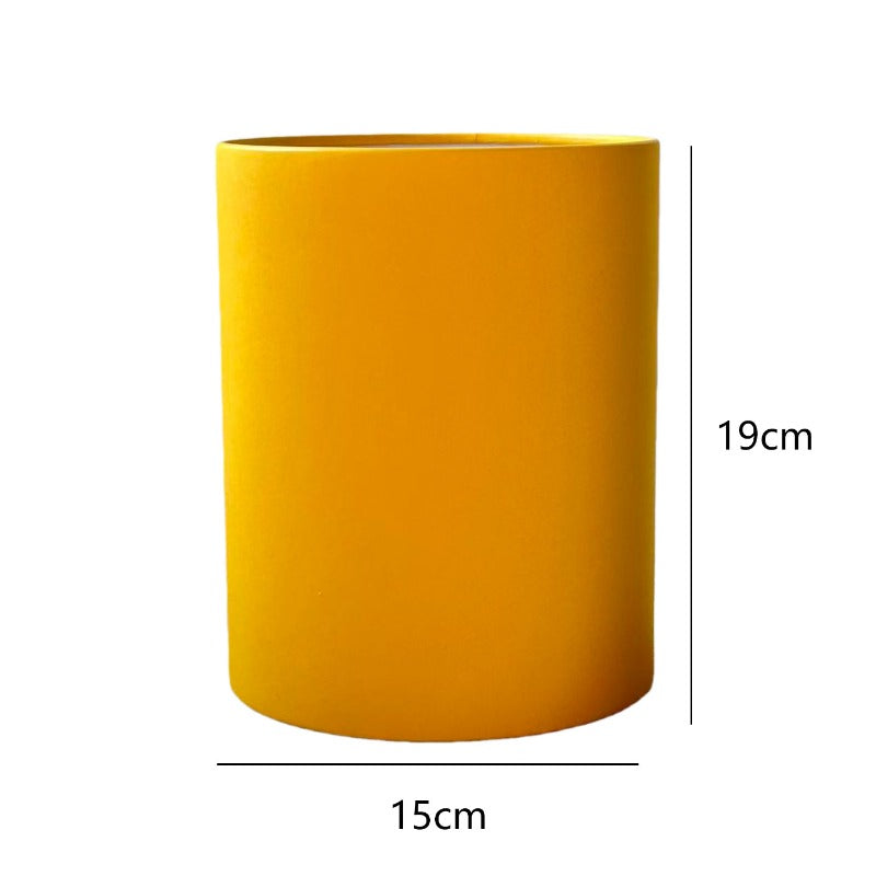 Minimalist Solid Color Round Flower Gift Box
