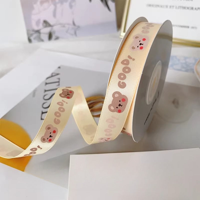 Cartoon Animal Gift Ribbon (1.8cmx20Yd)