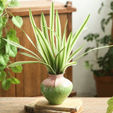 Load image into Gallery viewer, 20.5" Artificial Variegated Orchid Grass Bush