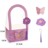 Load image into Gallery viewer, 6pcs Butterfly Flower Gift Box with Tassel