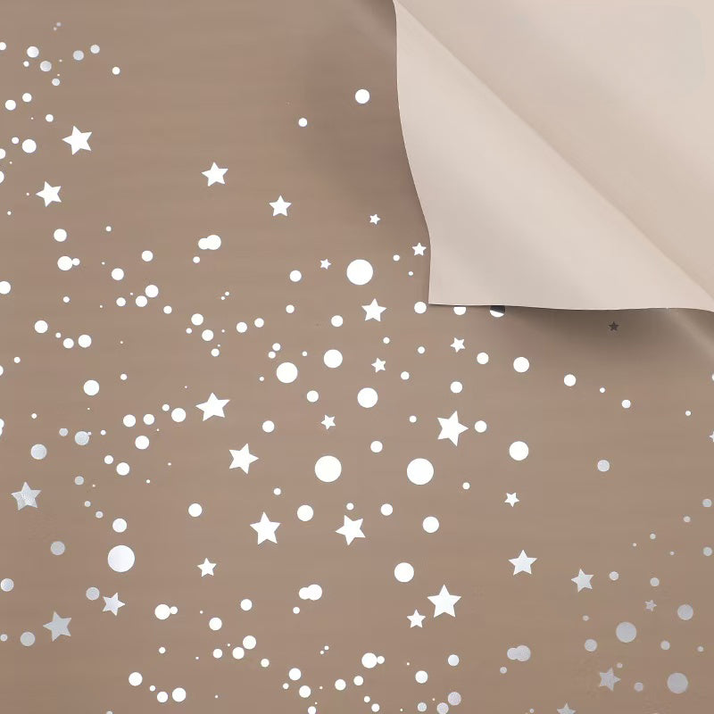 20pcs Dual-Color Starry Sky Bouquet Paper (57x57cm)