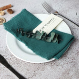 Load image into Gallery viewer, 10pcs Fringed Cotton Cloth Napkins (42x42 cm)