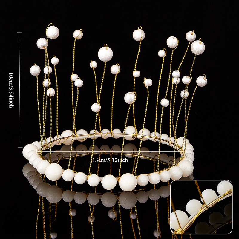 Plastic Crown for Bouquets Decoration Pack 10