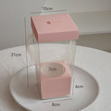 Load image into Gallery viewer, Transparent PVC Square Flower Gift Box Pack 10