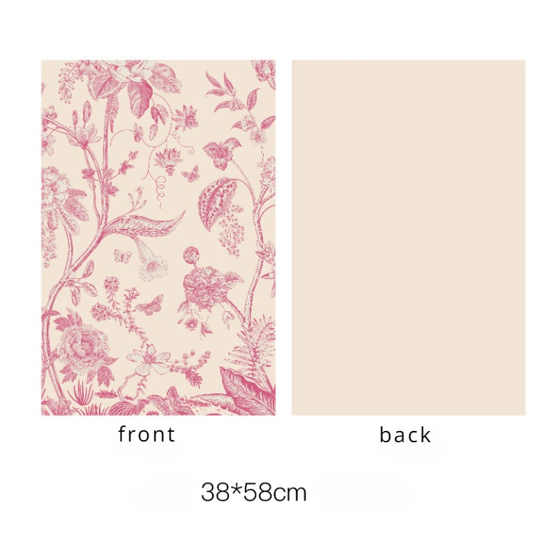 10pcs Mother's Day Vintage Floral Wrap Paper (38x58cm)
