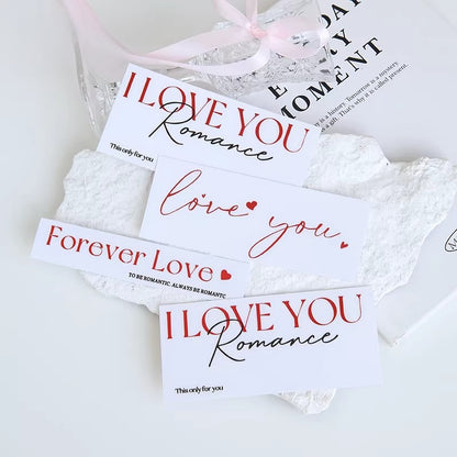 20pcs Transparent LOVE Transfer Stickers