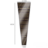 Load image into Gallery viewer, 40pcs Vintage Book Page Single Rose Sleeves