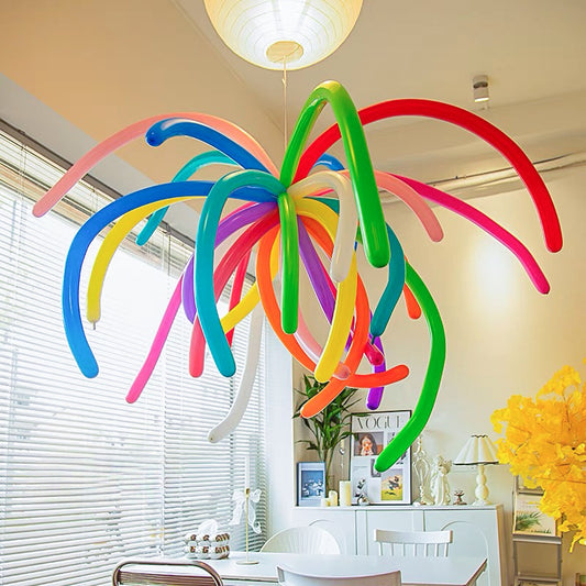 Colorful Firework Skinny Long Balloons Kit