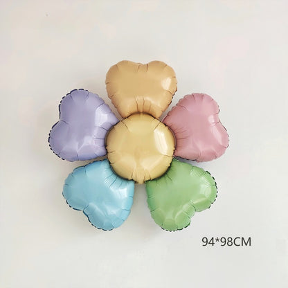 Large Daisy Flower Foil Party Balloons