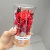 Load image into Gallery viewer, Mini Preserved Flower Bouquet Wish Bottle