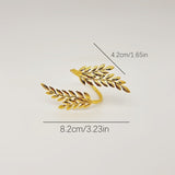 Load image into Gallery viewer, Gold Leaf Napkin Rings (Set of 12)