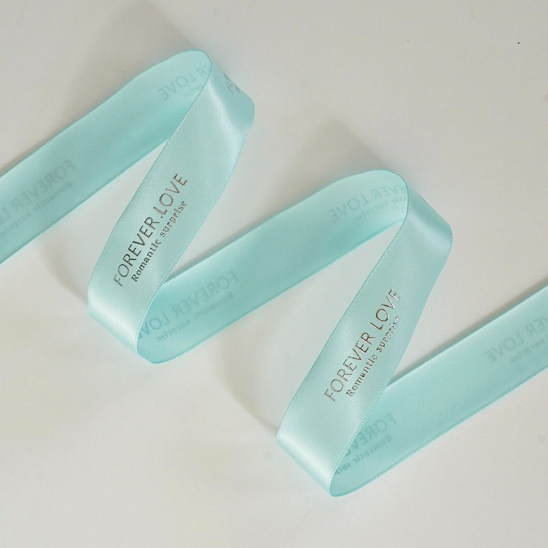 "Forever Love" Printed Satin Ribbon (25mm x 20Yd)