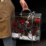 Load image into Gallery viewer, Suitcase Transparent Acrylic Flower Box