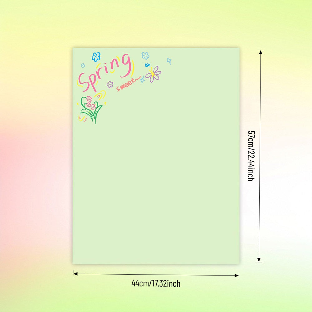 Hand-Drawn Spring Floral Wrap Paper Pack 20 (17" x 22")