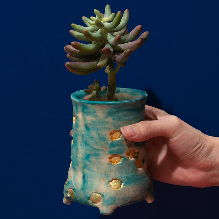 cute little succulent pots Cute Small Deep Pot for Succulents