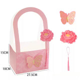 Load image into Gallery viewer, 6pcs Butterfly Flower Gift Box with Tassel