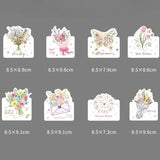 Load image into Gallery viewer, 24pcs Floral Butterfly Greeting Cards