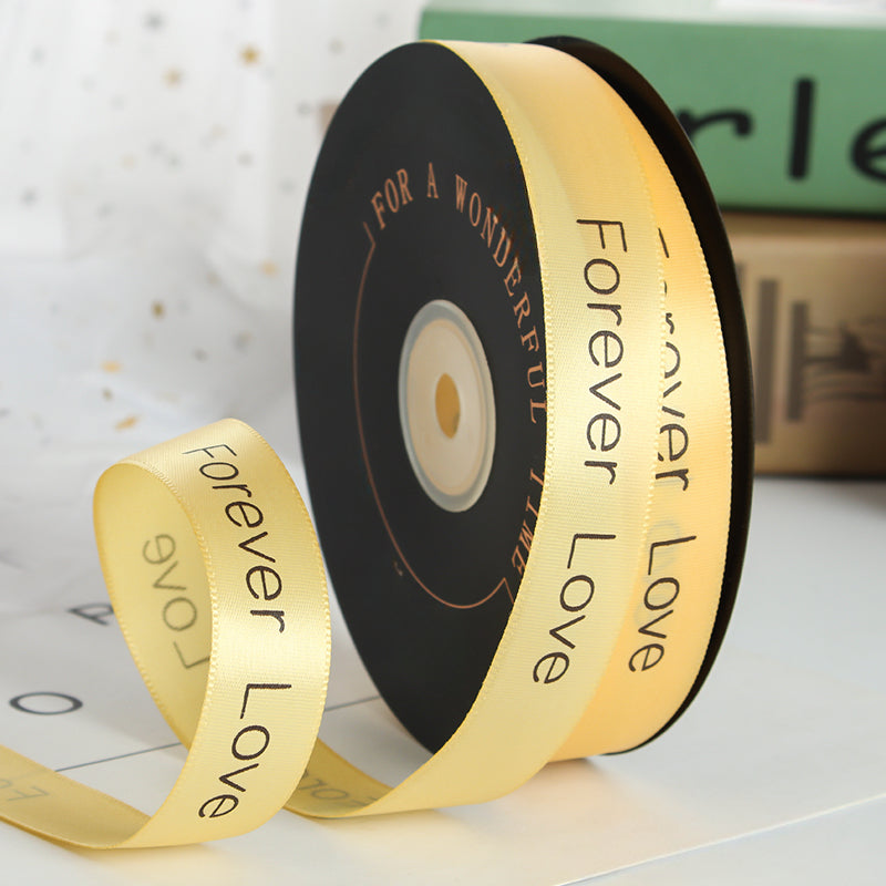 Valentine's Day Forever Love Satin Ribbon (20mmx49Yd)
