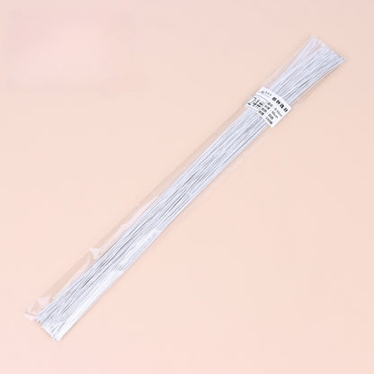 White Floral Wire for Crafts Pack 100