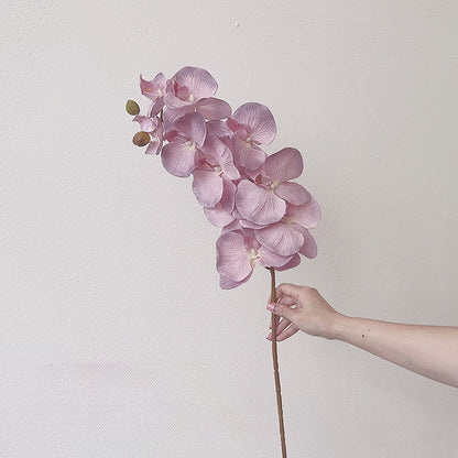 Fleur d'orchidée artificielle à longue tige de 37 po