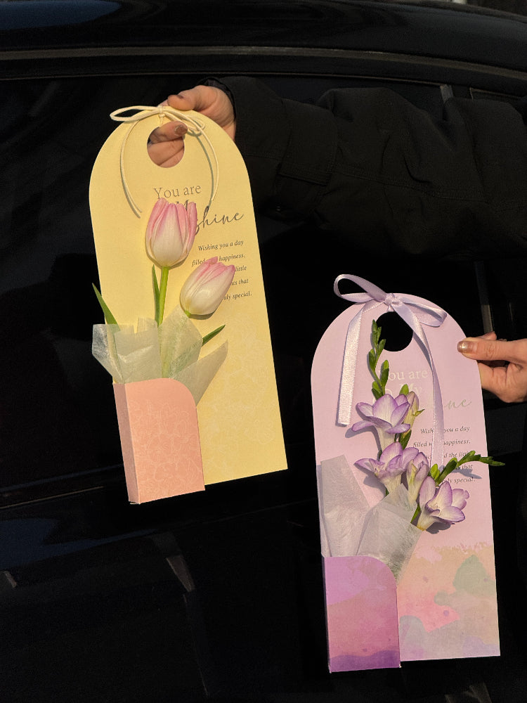 10pcs Single Flower Bouquet Packaging Box