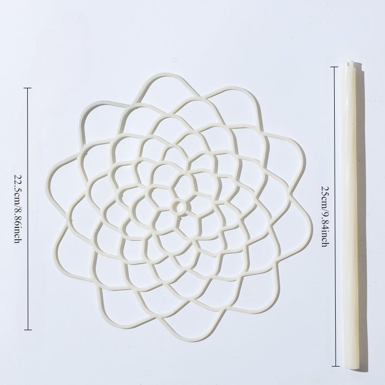 Outil de montage pour bouquet en grille spirale florale, 10 pièces