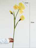 Load image into Gallery viewer, 3-Head Artificial Iris Flower Spray 79cmH