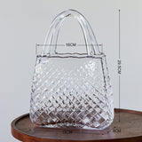 Load image into Gallery viewer, Transparent Handbag-Shaped Glass Vase