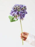 Load image into Gallery viewer, Real-Touch Artificial Hydrangea Stem (33cm)