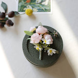 Load image into Gallery viewer, Peony &amp; White Blooms Wedding Boutonniere
