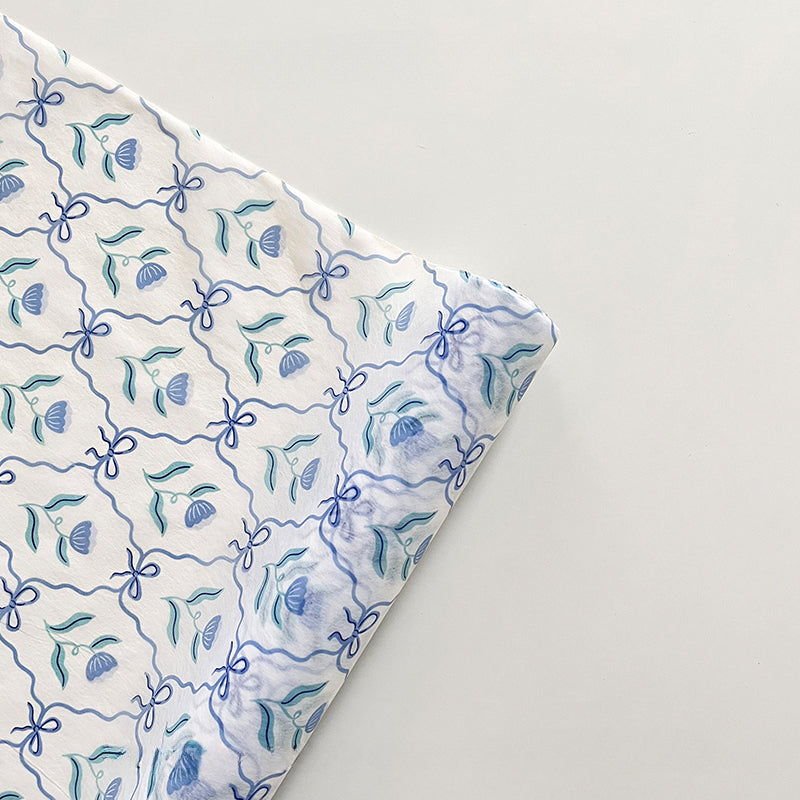 Spring Floral Non-Woven Wrap Paper (50cmx5Yd)