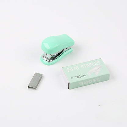 Macaron Color Stapler Tape Dispenser Hole Puncher