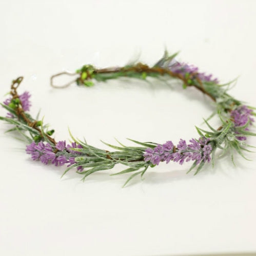 Lavender Bridal Flower Crown