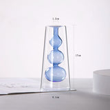 Load image into Gallery viewer, Tapered Double-Walled Colored Glass Vase