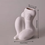 Load image into Gallery viewer, Modern Goddess Female Body Ceramic Vase