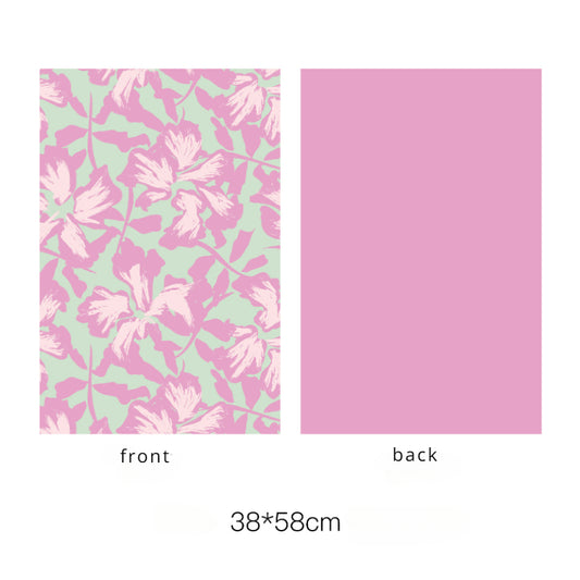 Spring-themed Floral Wrapping Paper Pack 10 (38x58cm)