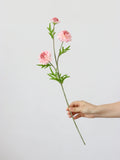 Load image into Gallery viewer, 3-Head Artificial Silk Scabiosa Stem (58cm)