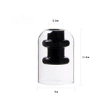Load image into Gallery viewer, Modern Double-Walled Ribbed Glass Vase