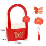 Load image into Gallery viewer, 6pcs Butterfly Flower Gift Box with Tassel