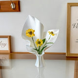 Load image into Gallery viewer, Modern 3D Printed White Sculptural Vase